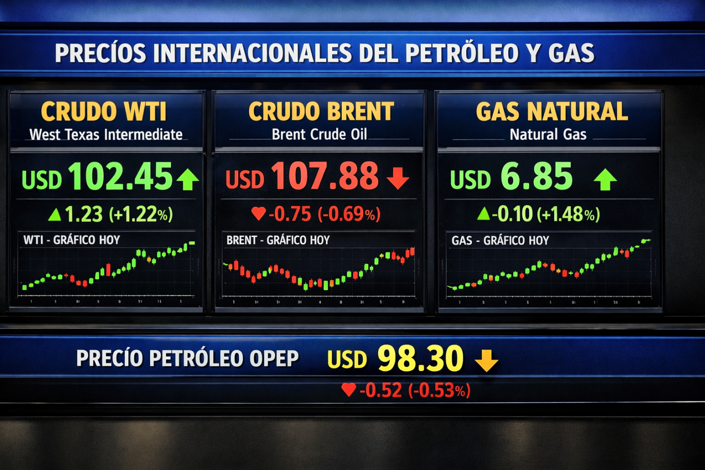 Precios de gas y petróleo alterados tras el ataque a Irán